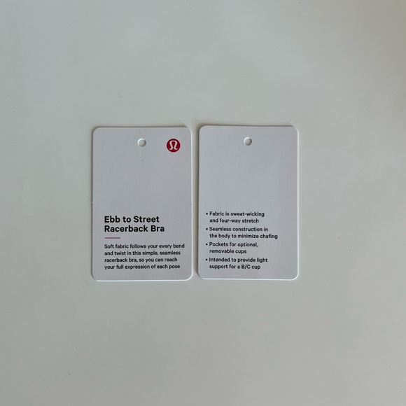 NWOT Lululemon Ebb To Street Racerback Bra - Picture 12 of 13